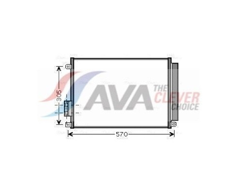 Kondensor, klimatanläggning FT5347D Ava Quality Cooling, bild 2