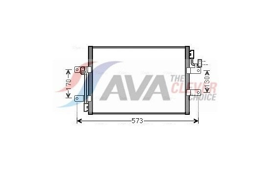 Kondensor, klimatanläggning FT5393 Ava Quality Cooling