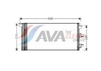 Kondensor, klimatanläggning FTA5293D Ava Quality Cooling