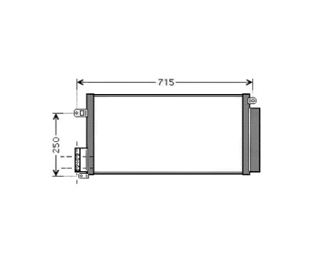 Kondensor, klimatanläggning FTA5310D Ava Quality Cooling