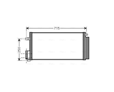 Kondensor, klimatanläggning FTA5310D Ava Quality Cooling, bild 2