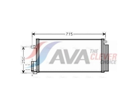 Kondensor, klimatanläggning FTA5310D Ava Quality Cooling, bild 2