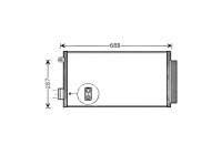 Kondensor, klimatanläggning FTA5411D Ava Quality Cooling