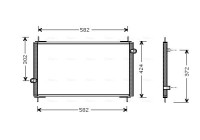 Kondensor, klimatanläggning HD5112 Ava Quality Cooling