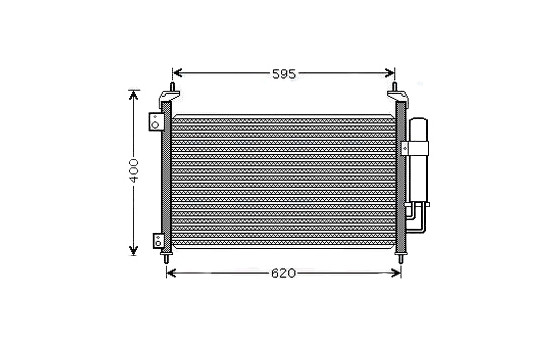 Kondensor, klimatanläggning HD5213D Ava Quality Cooling