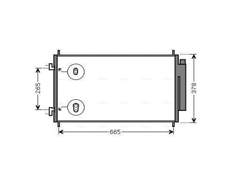 Kondensor, klimatanläggning HD5214D Ava Quality Cooling, bild 2