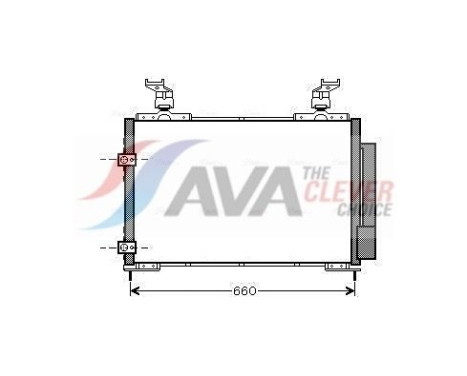 Kondensor, klimatanläggning HD5217D Ava Quality Cooling