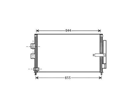 Kondensor, klimatanläggning HD5223D Ava Quality Cooling