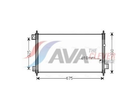 Kondensor, klimatanläggning HD5229 Ava Quality Cooling