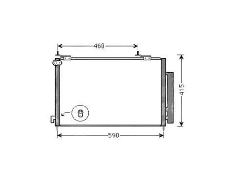Kondensor, klimatanläggning HD5242D Ava Quality Cooling
