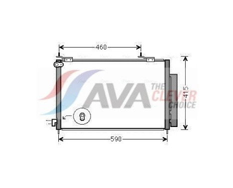 Kondensor, klimatanläggning HD5242D Ava Quality Cooling, bild 2