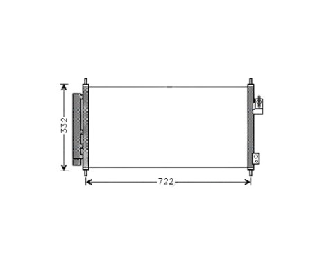 Kondensor, klimatanläggning HD5248D Ava Quality Cooling