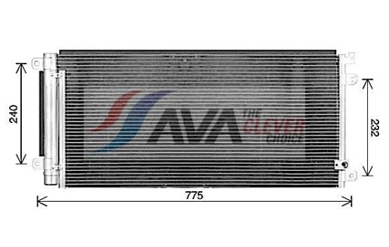 Kondensor, klimatanläggning HD5330D Ava Quality Cooling