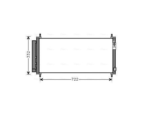 Kondensor, klimatanläggning HDA5264D Ava Quality Cooling, bild 2