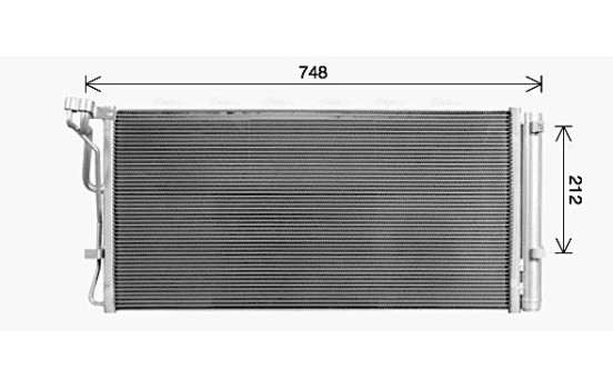 Kondensor, klimatanläggning HY5480D Ava Quality Cooling