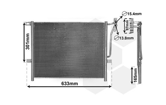 Kondensor, klimatanläggning *** IR PLUS *** 06005203 International Radiators, bild 2