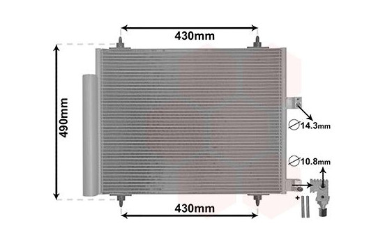 Kondensor, klimatanläggning *** IR PLUS *** 09005213 International Radiators Plus, bild 2