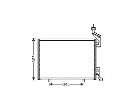 Kondensor, klimatanläggning *** IR PLUS *** 18005444 International Radiators Plus