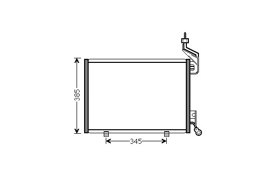 Kondensor, klimatanläggning *** IR PLUS *** 18005444 International Radiators Plus
