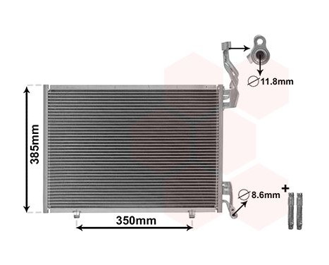 Kondensor, klimatanläggning *** IR PLUS *** 18005444 International Radiators Plus, bild 2