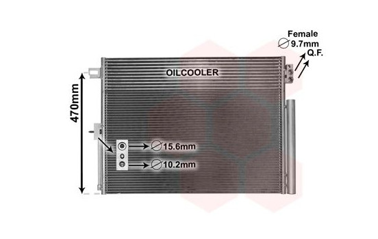 Kondensor, klimatanläggning *** IR PLUS *** 21005061 International Radiators Plus
