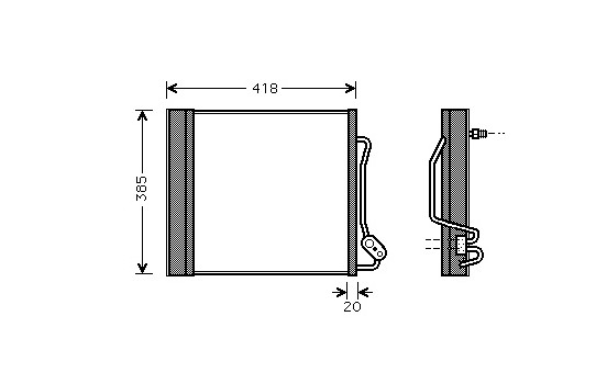 Kondensor, klimatanläggning *** IR PLUS *** 29005010 International Radiators Plus