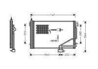 Kondensor, klimatanläggning *** IR PLUS *** 30005298 International Radiators Plus
