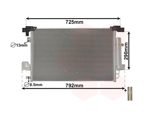 Kondensor, klimatanläggning *** IR PLUS *** 32005210 International Radiators Plus, bild 2