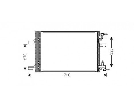 Kondensor, klimatanläggning *** IR PLUS *** 37005500 International Radiators Plus