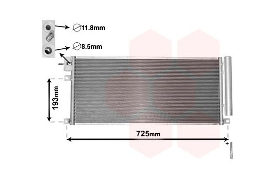 Kondensor, klimatanläggning *** IR PLUS *** 37005634 International Radiators Plus