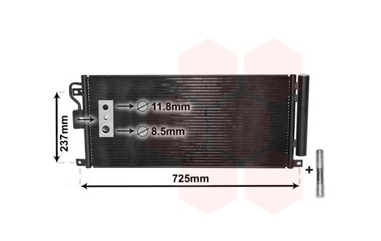 Kondensor, klimatanläggning *** IR PLUS *** 37005638 International Radiators Plus