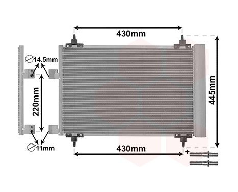 Kondensor, klimatanläggning *** IR PLUS *** 40005215 International Radiators Plus, bild 2