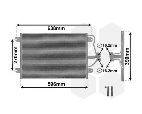 Kondensor, klimatanläggning *** IR PLUS *** 43005256 International Radiators Plus, bild 2