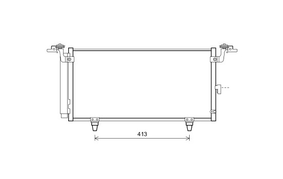 Kondensor, klimatanläggning *** IR PLUS *** 51005084 International Radiators Plus