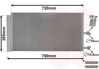 Kondensor, klimatanläggning *** IR PLUS *** 59005194 International Radiators Plus