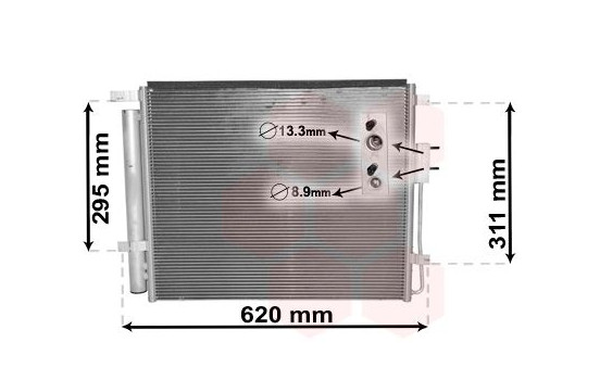 Kondensor, klimatanläggning *** IR PLUS *** 82005343 International Radiators Plus