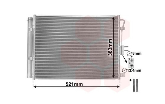 Kondensor, klimatanläggning *** IR PLUS *** 82015701 International Radiators Plus