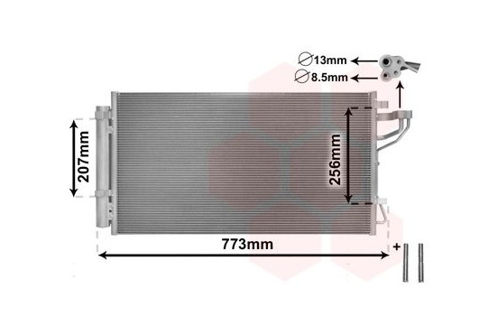 Kondensor, klimatanläggning *** IR PLUS *** 83005255 International Radiators Plus
