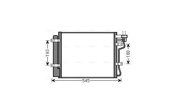 Kondensor, klimatanläggning KA5134D Ava Quality Cooling