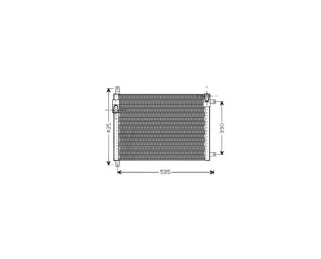Kondensor, klimatanläggning LC5089 Ava Quality Cooling
