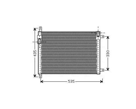 Kondensor, klimatanläggning LC5089 Ava Quality Cooling, bild 2