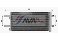 Kondensor, klimatanläggning MN5140D Ava Quality Cooling