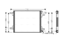 Kondensor, klimatanläggning MS5377 Ava Quality Cooling