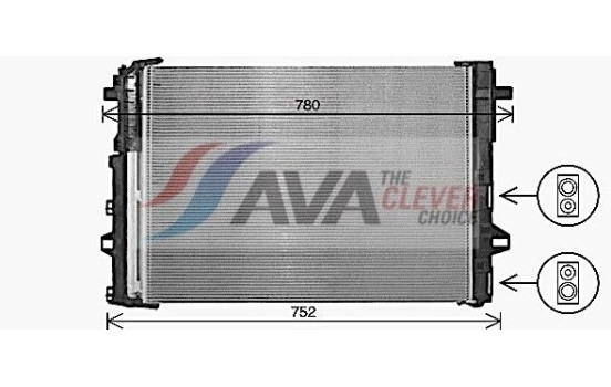 Kondensor, klimatanläggning MS5716D Ava Quality Cooling