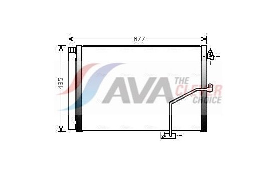 Kondensor, klimatanläggning MSA5450D Ava Quality Cooling, bild 3