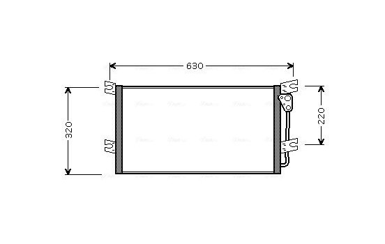 Kondensor, klimatanläggning MT5154 Ava Quality Cooling