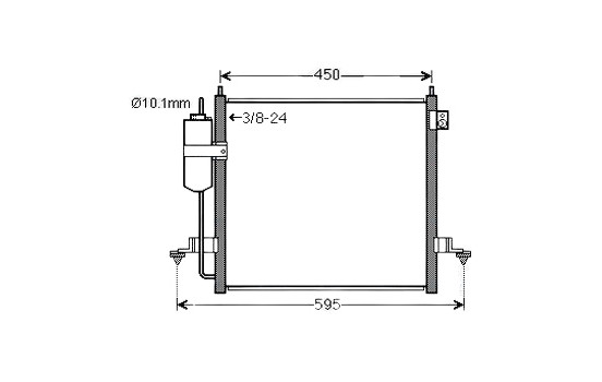Kondensor, klimatanläggning MT5218D Ava Quality Cooling