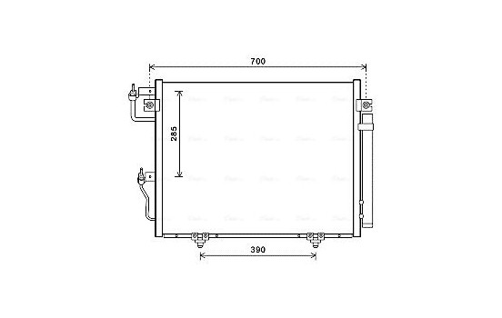 Kondensor, klimatanläggning MT5231D Ava Quality Cooling