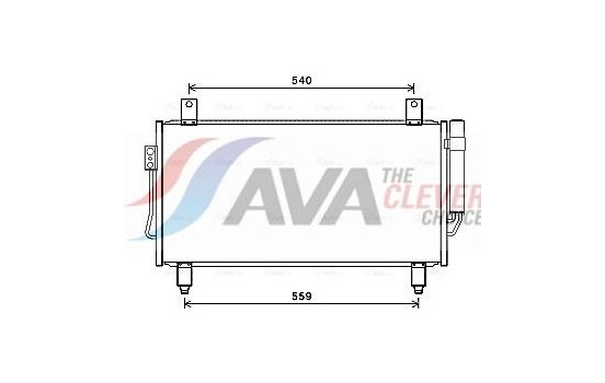 Kondensor, klimatanläggning MT5252D Ava Quality Cooling