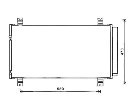 Kondensor, klimatanläggning MT5258D Ava Quality Cooling